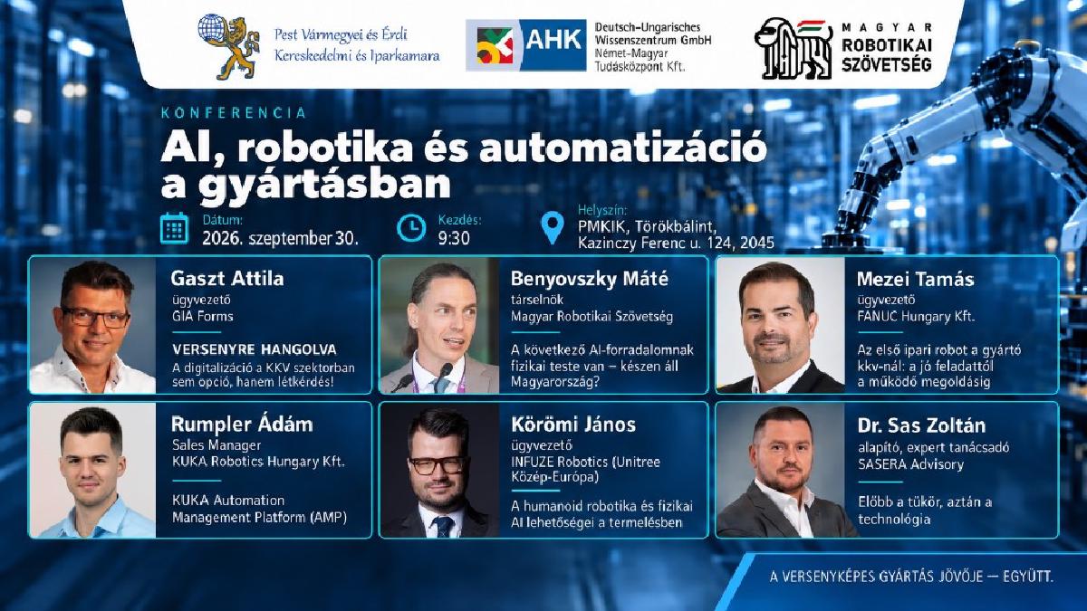 AI, robotika és automatizáció a gyártásban